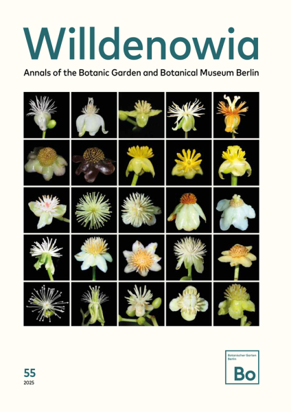 Willdenowia Volume 55 - Cover